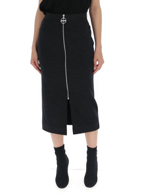 Givenchy Zipped Midi Skirt