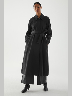 Organic Cotton Oversized Trench Coat