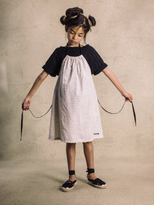 Little Creative Factory Tateyoko Apron Dress - Checked