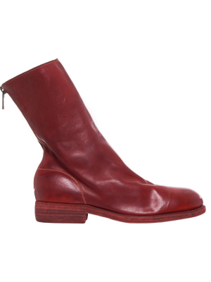 988 Soft Horse Leather Boots (988-soft-horse-fg-red)