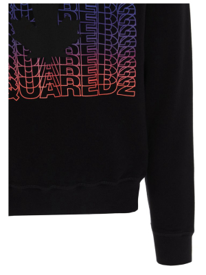 Dsquared2 Gradient Logo Printed Sweatshirt