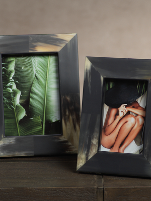 Bali Black Horn Photo Frame