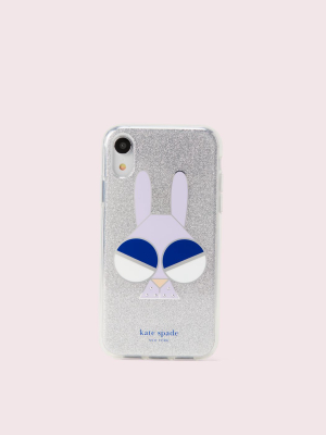 Spademals Glitter Bunny Iphone Xr Case