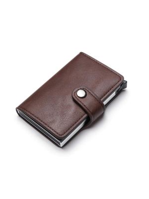 Pologize™ Faux Leather Card Holder Wallet