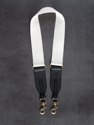 Webbing Strap - Ivory / Black