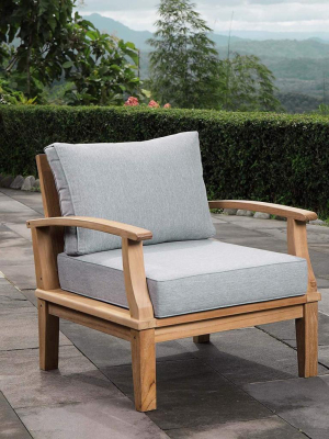 Emilia Outdoor Patio Teak Armchair