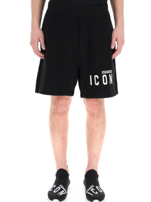 Dsquared2 Logo Print Bermuda Shorts