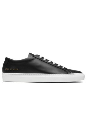 Common Projects Achilles Low White Sole - Black