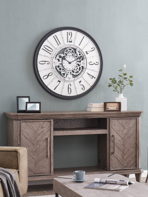 Montevallo Farmhouse Gears Clock - Firstime