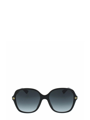 Gucci Eyewear Square Frame Oversized Sunglasses