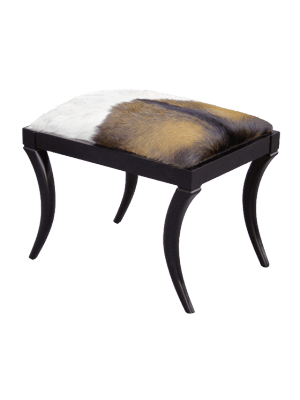 Neta Bench Black With Goatskin