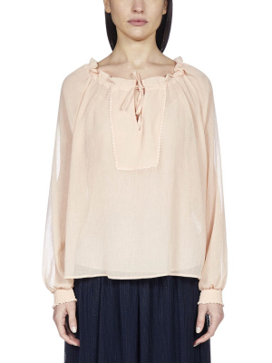 See By Chloé Bow Detail Blouse