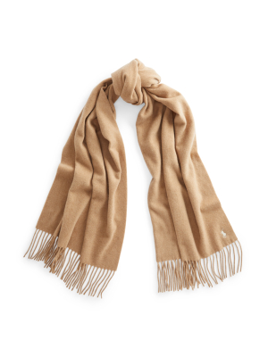 Fringe Cashmere-blend Scarf