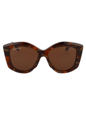 Balenciaga Eyewear Butterfly Frame Sunglasses