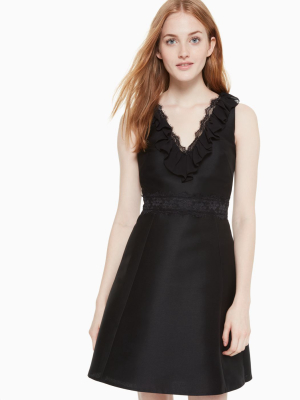 Lace Mikado Dress