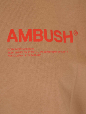 Ambush Logo Printed Crewneck T-shirt