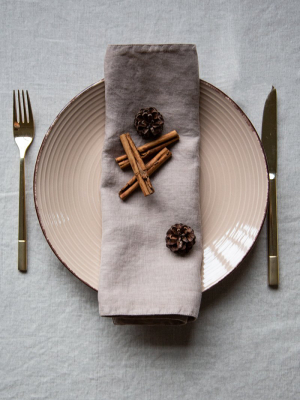 Cappuccino Linen Table Placemats