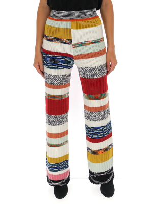 Missoni Contrasting Panelled Knitted Pants