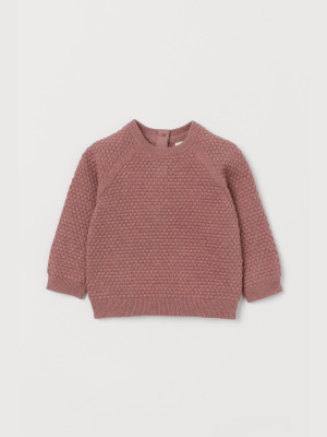 Textured-knit Sweater