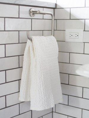 White Big Waffle Hand Towel