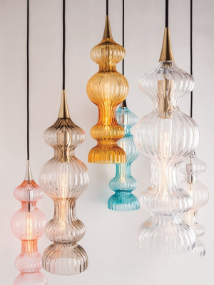 Pomfret 1 Light Pendant With Clear Glass