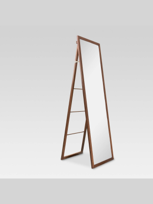 Wooden Mirror With Ladder - Threshold™