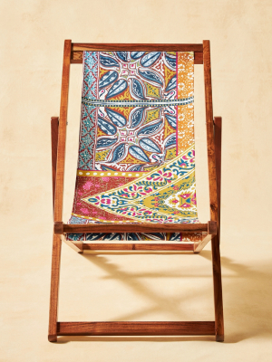 Blockprint Beach Sling Chair