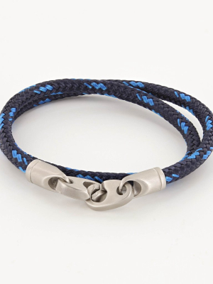 Sailormade Contender Double Rope Bracelet- Sports Blue