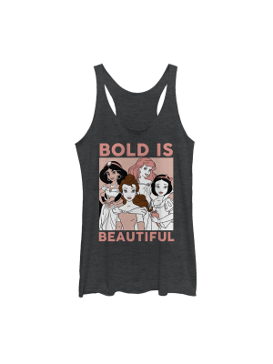 Women's Disney Princesses Bold Is Beautiful Racerback Tank Top