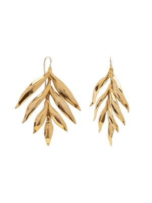 Freya Earrings - Brass