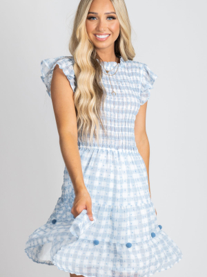 Summer Picnic Gingham Mini Dress