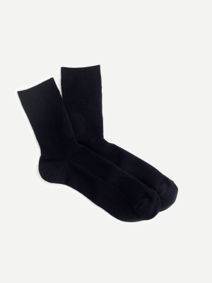 Ribbed Bootie Socks