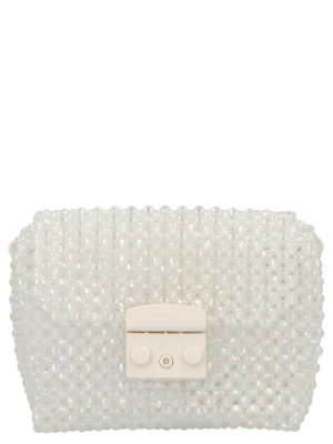 Furla Metropolis Beaded Shoulder Bag