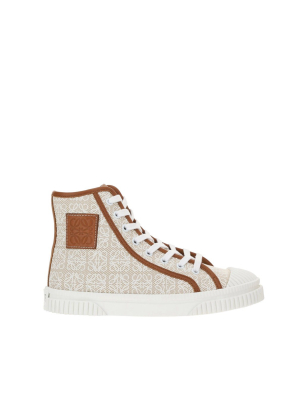 Loewe Anagram Jacquard High-top Sneakers