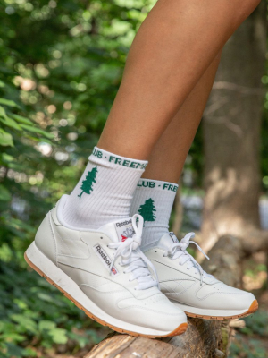 Fsc Supima Socks - White/green