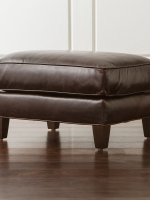 Eiffel Leather Ottoman