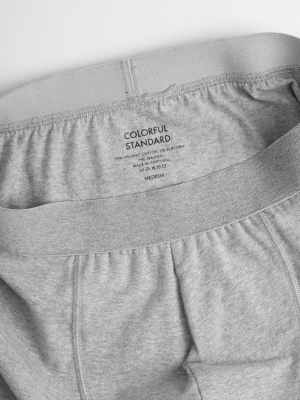 Classic Organic Boxer Briefs - Heather Grey