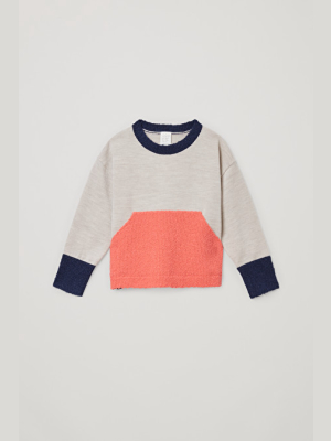 Color-block Merino Sweater