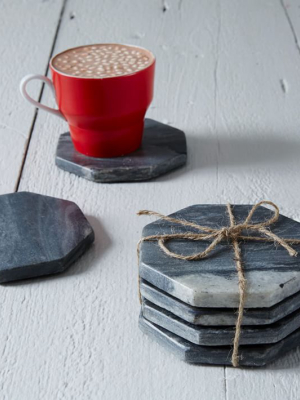 Stone Octagonal Coasters (set Of 4)