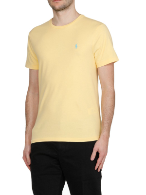 Polo Ralph Lauren Logo Embroidered Round Neck T-shirt