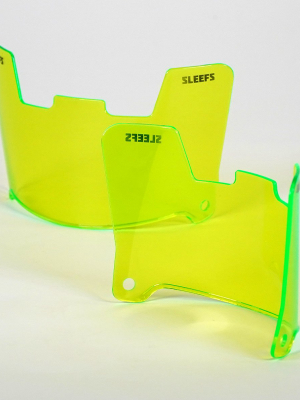 Safety Yellow Clear Helmet Eye-shield Visor