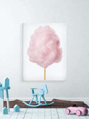 Pink Cotton Canvas Wall Art