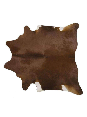 Brown Solid Cowhide