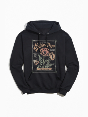 California Golden Poppy Hoodie Sweatshirt