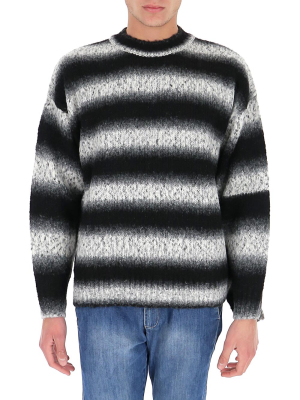 We11done Gradation Stripe Knit Sweater