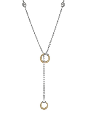 Vienna Y Necklace With 18k Gold And Diamonds