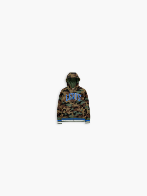 Toddler Boys 2t-4t Camo Zip Up Hoodie