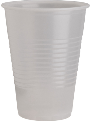 Genuine Joe Plastic Cup 9 Oz 2400/ct Translucent 10434