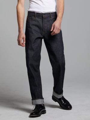 Relaxed Fit Selvedge Made In Usa Raw Indigo Jean