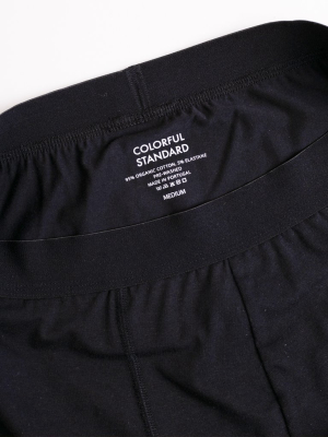 Classic Organic Boxer Briefs - Deep Black